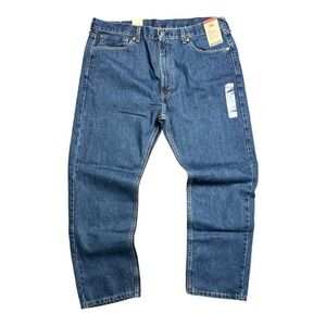 NWT Men's 40X30 Levi's 505 Medium Wash Denim‎ Jeans Straight Leg Regular Fit